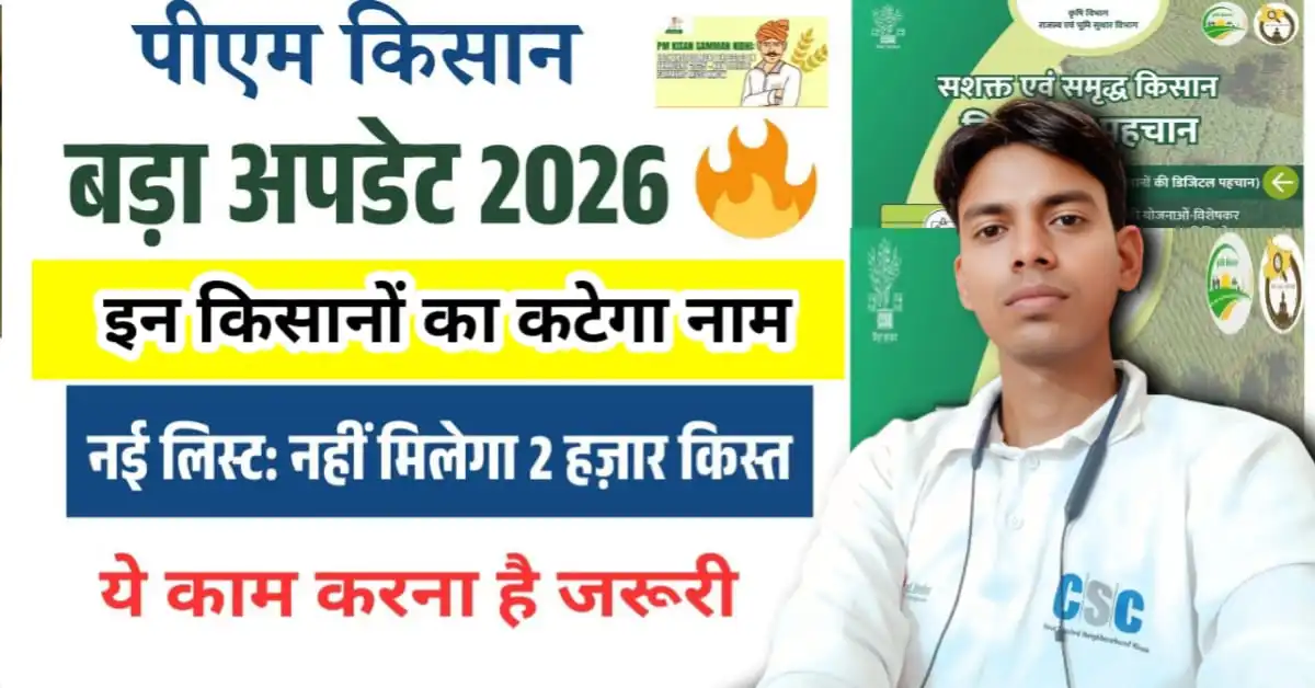 PM Kisan Big Update 2026